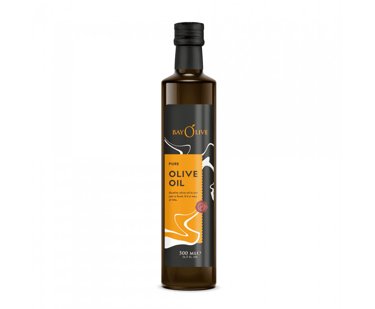 Bayolive Pure Zeytinyağı Dorica Şişe 500ml Siyah